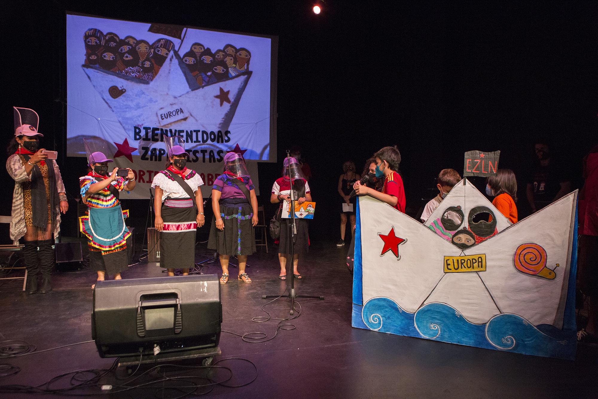 Bienvenida en Madrid al escuadrón 421 del EZLN - 5